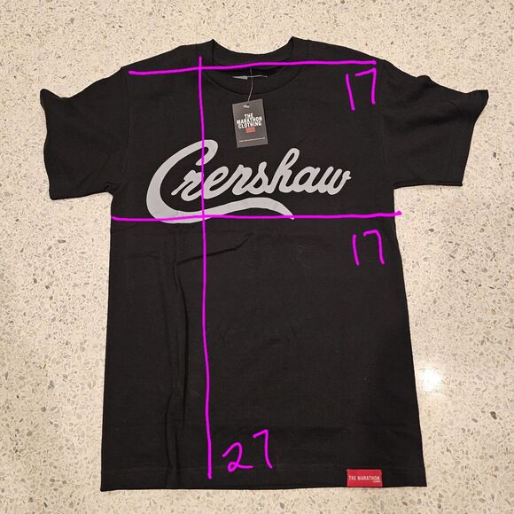TMC Crenshaw Marathon Company Nipsey Hussle Black Graphic T-Shirt - Small NWT - Picture 6 of 6